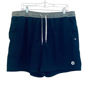 Vuori Kore Shorts Lined 5 Inch‎ Ink Navy Blue Men's XXL Hybrid Athletic V367